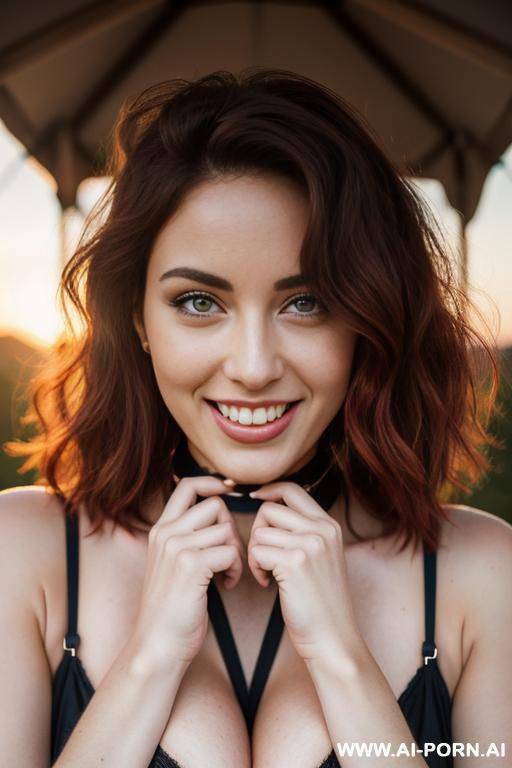 laughing slut with a choker - #main
