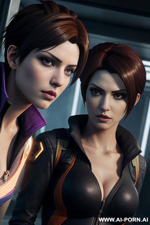 tracer and widowmaker, two characters - #main
