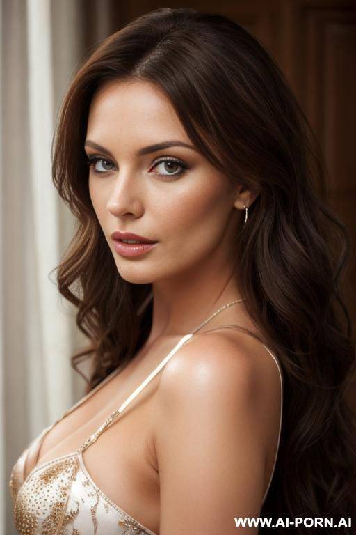 beautiful, realistic, hungarian, brunette, 30. - #main