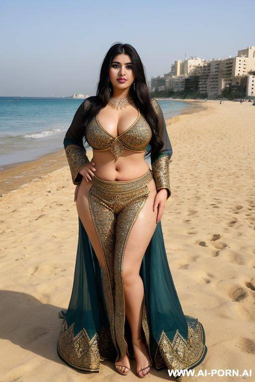 pretty face chubby naked big ass wide hips full body view oiled - #main