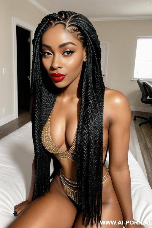 box braids, pretty, beautiful, gorgeous, model, influencer, african american - #main