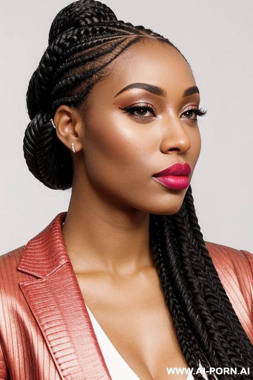 box braids, pretty, beautiful, gorgeous, perfect, model, influencer, african american, salmon lips - #main