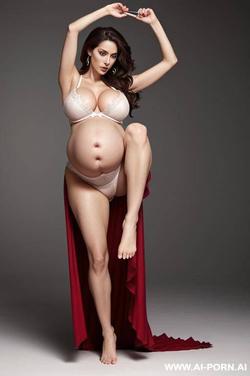bigger belly and boobs - #main