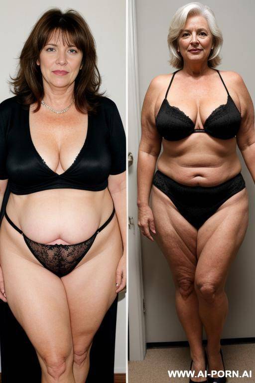 same woman, before and after picture, and fat - #main
