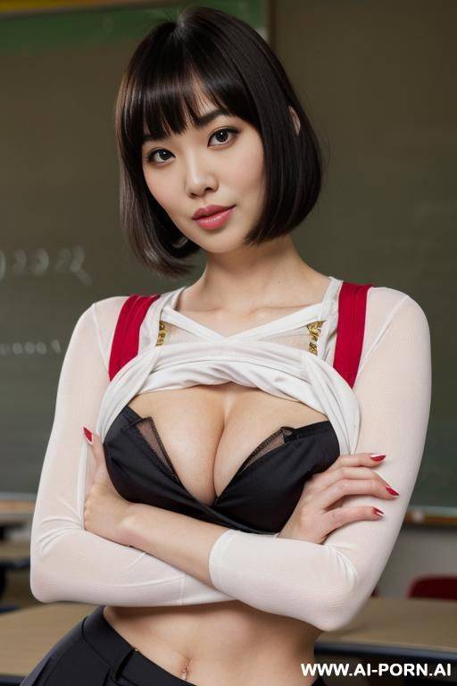 t-shirt, (exposed breasts) - #main