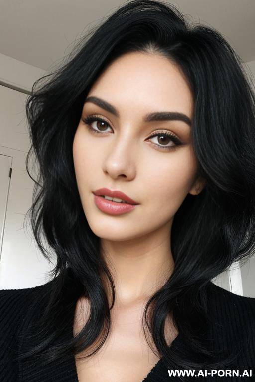 (white and black hair) - #main