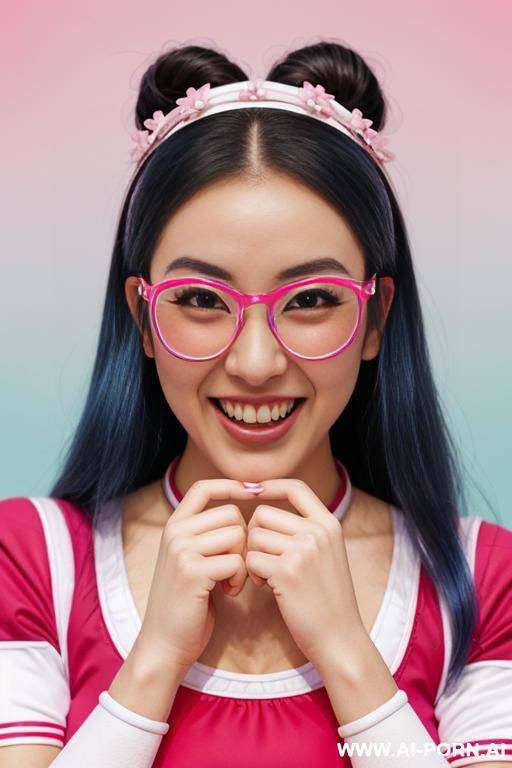 cute nerd woman with glasses - #main