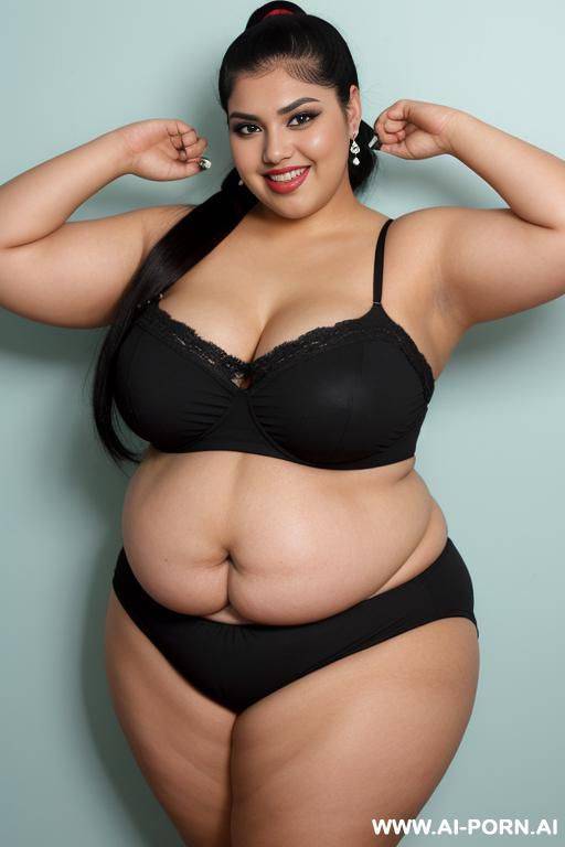 chola, mexican, wide hips, supermodel, big eyes, smiling - #main