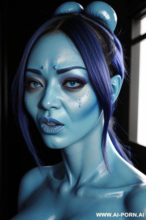 blue skin - #main