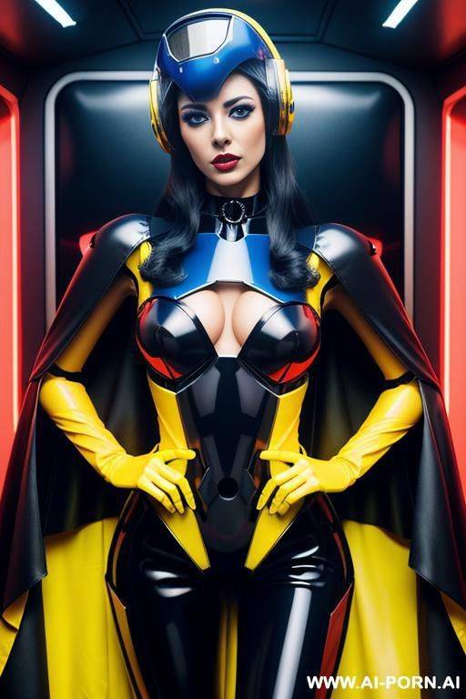 helmet, choker fluo, super metal red blue yellow - #main