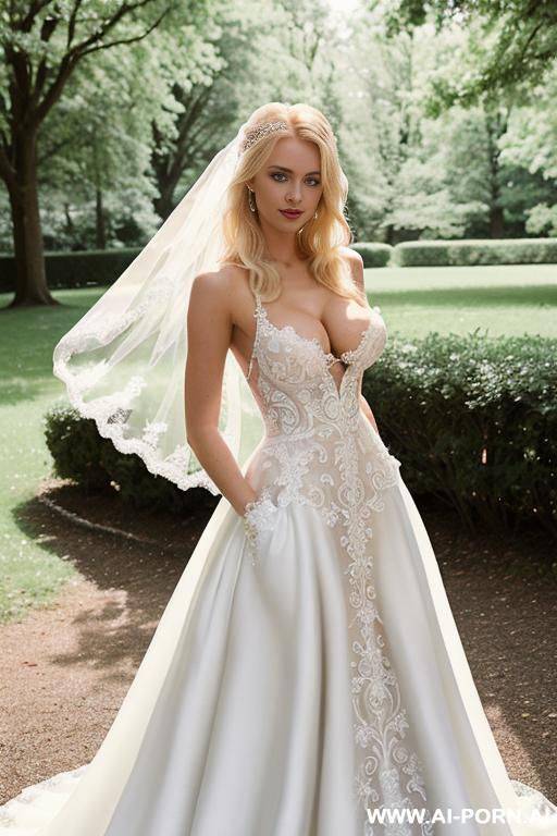 scandinavian 20 year old woman, (((enormous perfect tits))), ((((white dress)))), best bright blue eyes; eye contact; gorgeous super model face; long lean legs; seductive smirk - #main
