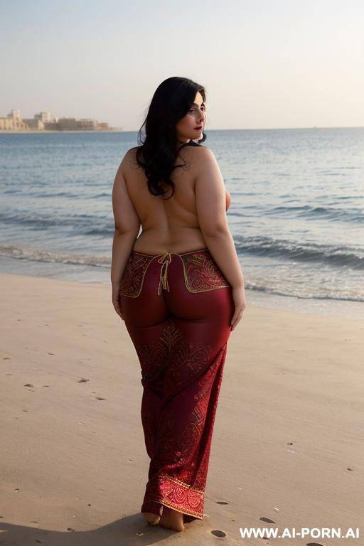 pretty face chubby naked big hips full body view oiled - #main