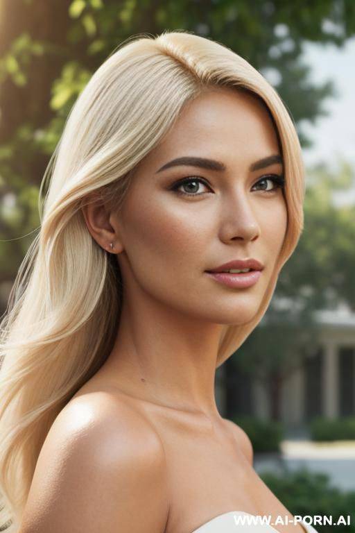 "hyperrealistic 3d model of an elegant and beautiful woman, well-groomed, natural skin tone, textures, realistic hair, soft makeup, slight smile, wearing a fashionable outfit, standing in a modern - #main