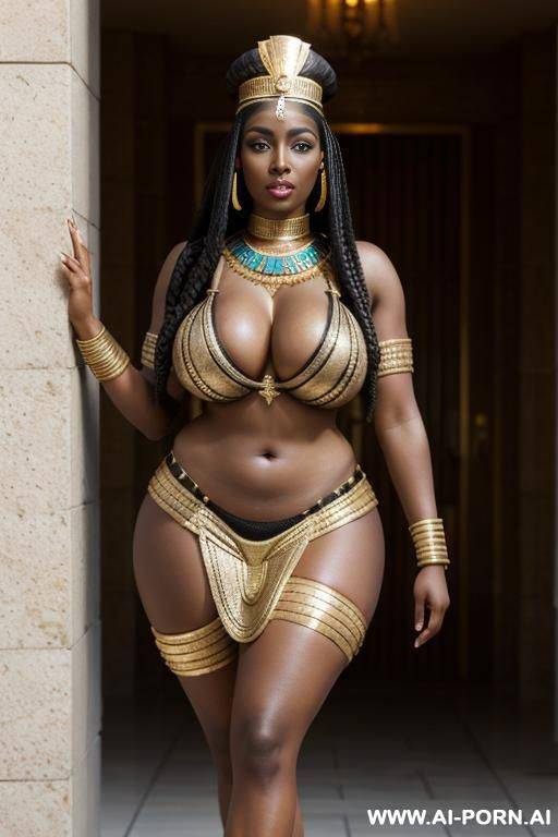 very dark skin; strong african features - #main