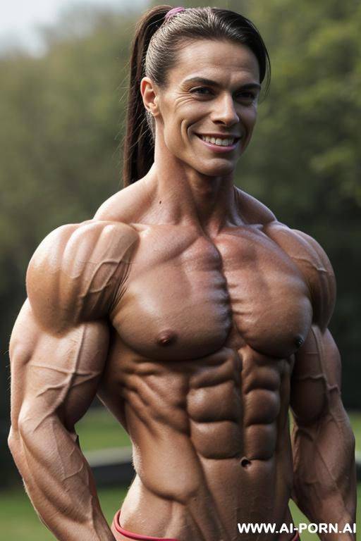 (((nude ifbb zafirova))), (nude short svelte lean shredded female bodybuilder champion), (((topless))), firm muscular nipples, black hair, (twenty year old bodybuilder), sinewy, natural muscular bodybuilders - #main
