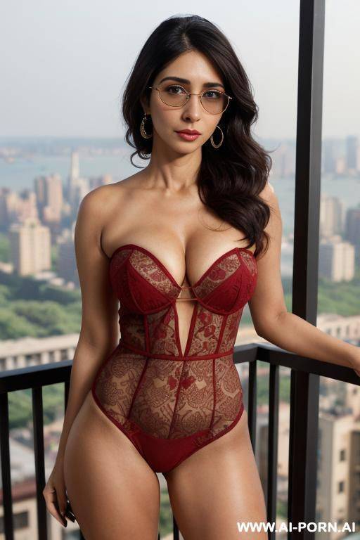 ((cleavage)), black strapless romper , ((balcony)) ((large fancy manhattan penthouse)), ((suburban mom)), ((higareda)), (gorgeous), beautiful eyes, (big full lips), (beautiful), (lean) ((photorealistic)) (tanned - #main