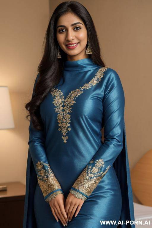 (long sleeve crew neck fancy blue highly detailed dupatta), night time, (photorealistic), (ultra detailed photo), (hyper realistic photo), (mukerji ), busty - #main