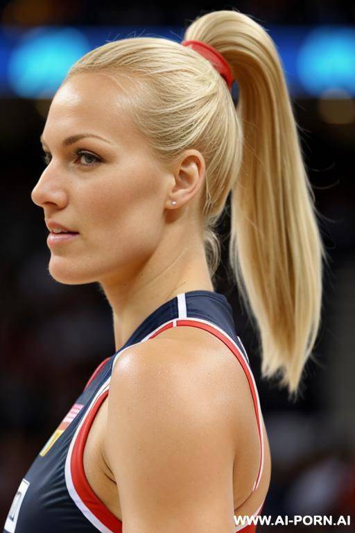 olympic volleyball player blonde ponytail german - #main