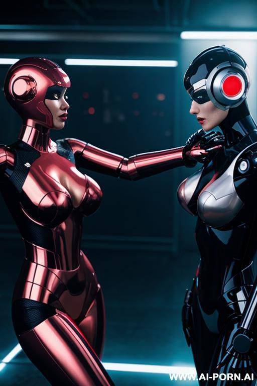 robots fighting - #main