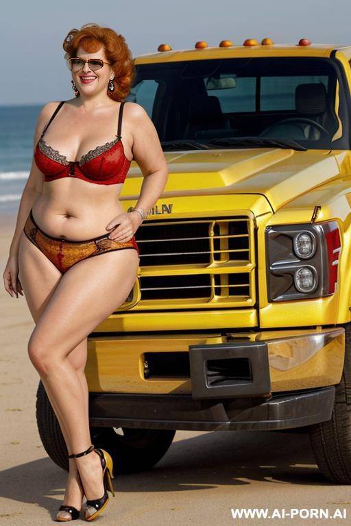 pretty face chubby naked big hips full body view oiled - #main