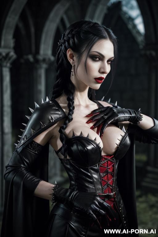 vampire princess, finely detail, ultra detailed face, highly detailed skin, highly detailed hands, looking at viewer, (eye contact), (((dull pallid skin))), arrogant noble face, arrogant figure, - #main