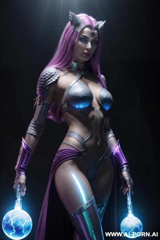 space wizard, looking at viewer, (eye contact), front view, finely detail, majestic view, ultra detailed face, highly detailed skin, highly detailed hands, tall athletic body, ((white colored shiny - #main