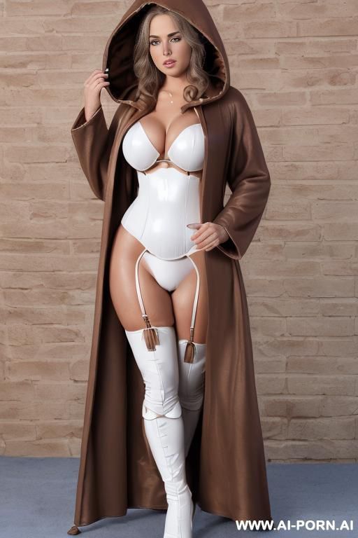 ((((pluz size model)))) ,swimming one pieces sexy ,normal arms, ((narrow waist)), saggy tits, ((wide hips)), ((((thick thighs)))) view full body from head to feet. all in one swim suit. photo - #main