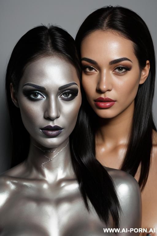 silver bodypaint - #main