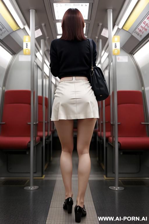 short skirt....showing ass - #main