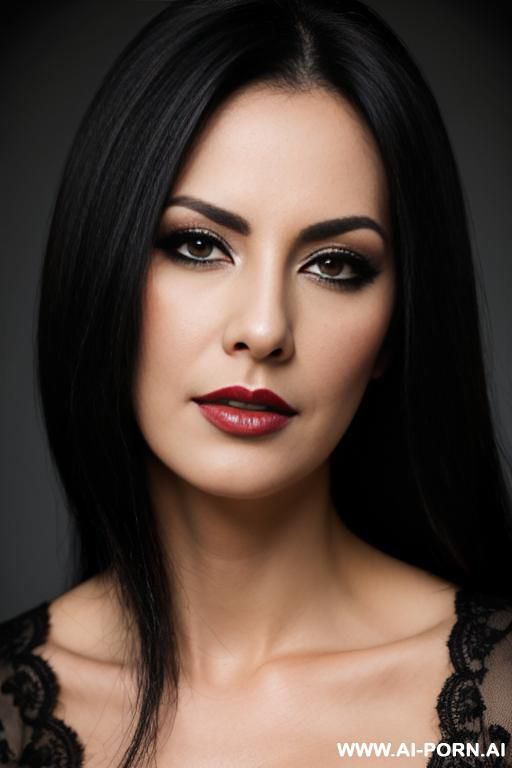mean looking dark haired femdom mistress - #main