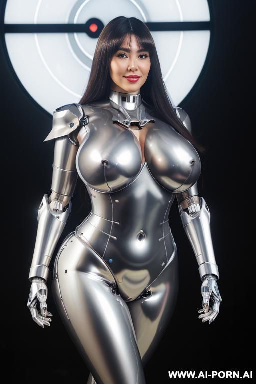 ((wonderful ultra robotic very beautiful hd quality to very detailed image to total mecha meccanic robotic body, beautiful cyborg mecha trasformers male )),(( artificial latex big boobs))(( total - #main