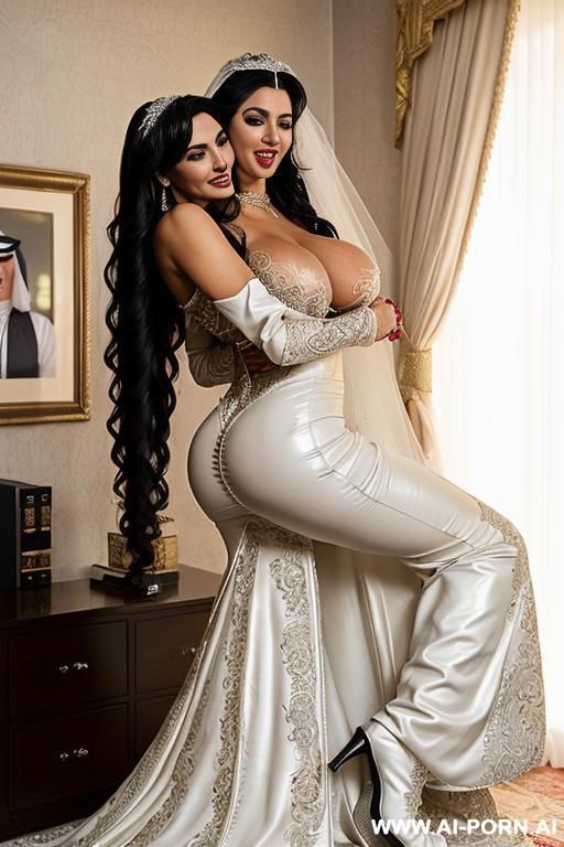 ((((arab rap milf h)))) with ((((((gigantic tits)))))) and (((long hair))), (makeup) , (((boots))) ((((big ass)))) (((((woman straddling a man))))) - #main
