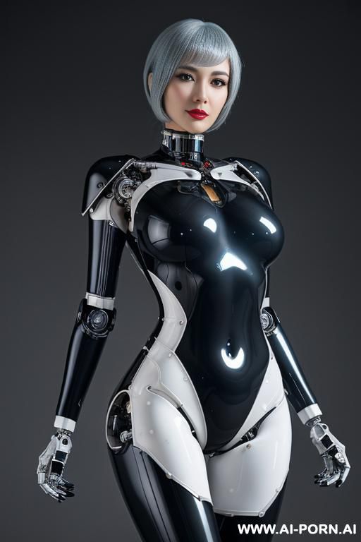 ((wonderful ultra realistic very beautiful four k quality to very detailed image to total robotic body, beautiful cyborg meccanics mecha trasformers robot male )),(( artificial latex big boobs))(( - #main