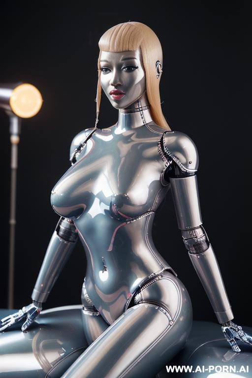 ((wonderful ultra hing realistic detailed hing robot very beautiful k quality to very detailed image to complete very robotic sex-fembot woman complete only hing meccanical body, beautiful cyborg - #main