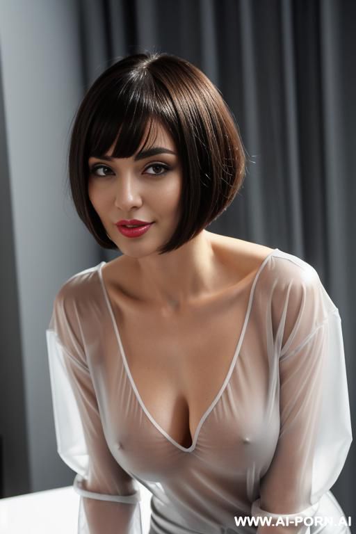 transparent silver blouse. - #main