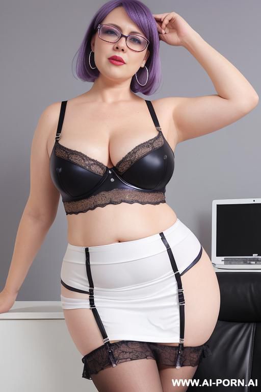 old plumper grandma, tight top, extremely pretty, full lips, button nose, hoop earrings, busty round boobs, hourglass figure, tight high waist panties. - #main