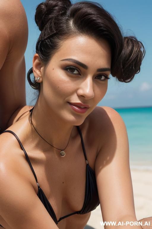 beautiful horny bobmshell (keep face) front view (((woman straddling man))) (((man fucks woman in cowwoman pose))) (perfect curvy body) ((perfect model face)) beautiful big eyes, alluring smile, - #main