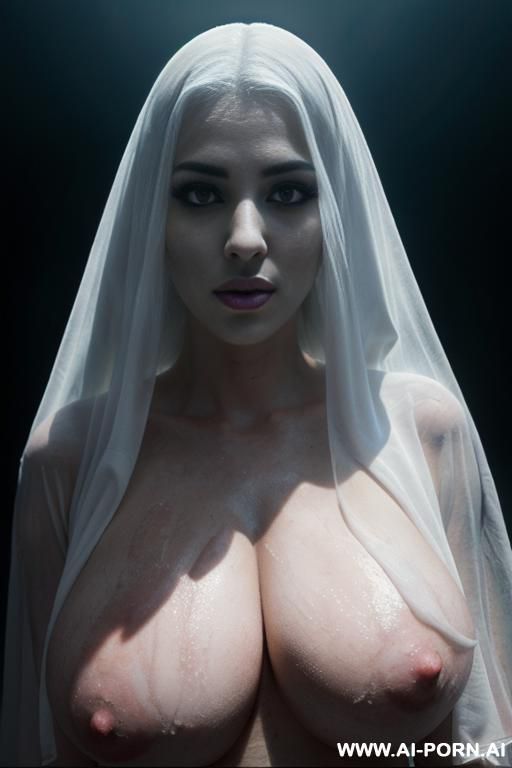 (((big breasts))), (((enlarged breasts))), (((oversized breasts))), (((naked))), (((ghost))), (((beautiful sexy scary eerie ghost lady))), glow, (((fog))), (((mysterious))), long transparent sheer nightgown, shiny - #main