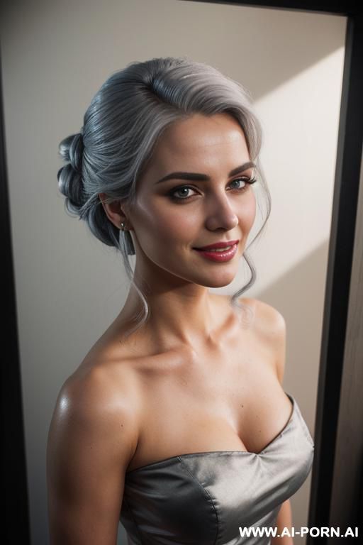 (witcher princess ciri) (keep face) (realistic look, super realistic) (frontal view) (face and body to the viewer) (perfect hourglass figure), narrow waist, perfect round butt, amazing muscular thighs, - #main