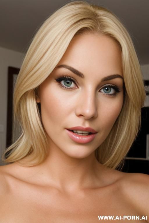 blonde woman giving a deepthroat - #main