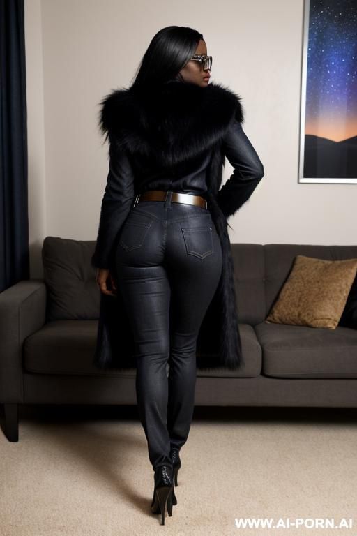 ebony, flare jeans, belt - #main