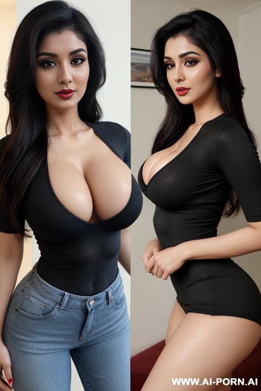 casual; tight shirt; brilliant complexion; flawless headshot; attractive cartoon: itsy-bitsy waist - #main