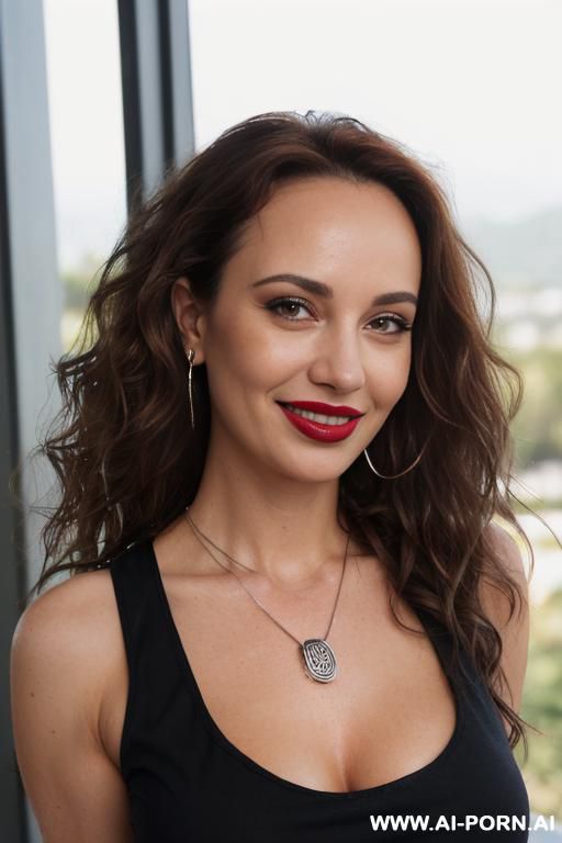 ultra realistic, beautiful face, beautiful skin, expensive eyes, big full lips, full thick hair, expressive eyes, (((hyperrealistic)), beautiful brunette, beautiful face, big full lips, short curvy body, - #main