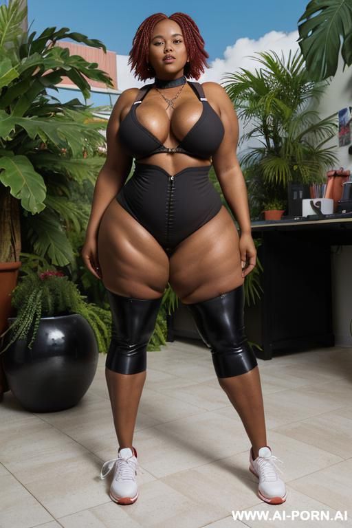 ebony milf plus size model , ((((wide hips)))) ((((thick thigh )))) ,,((( thick legs ))) sport thong , sneakers sport shoes, ((roung fat booty)) - #main
