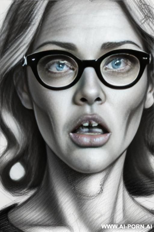 ((((in one panel))) ((((face close up shot)))) ((((image comic-drawing pencil style)))) ((((very astonished eyes)))) ((((silly face)))) ((((open mouth)))) pretty italian woman full lips, very astonished, - #main