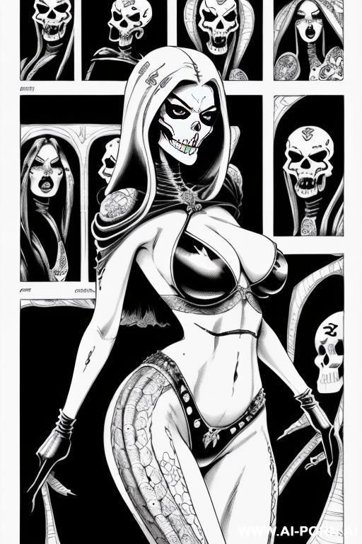 ((((image comic-drawing cartoon style)))) by giger. by giger. in the giger style.((((image comic-drawing cartoon style)))) - #main