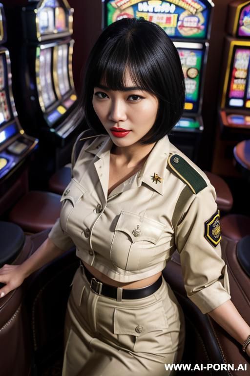 asian nun, red lips, extremely gigantic oversized boobs. - #main