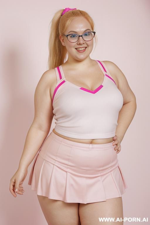 half body photo shot close up. a ((british obese fat bbw redhead)), ((thick with love handless)). ((wearing a nigth elegant very micro dress and hot form)). she is smiling - #main