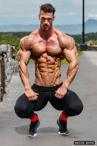 Masculine, muscle flex, veiny, charming lips, dominant, enhanced symmetrical muscled body - spicy.porn on pornsimulated.com