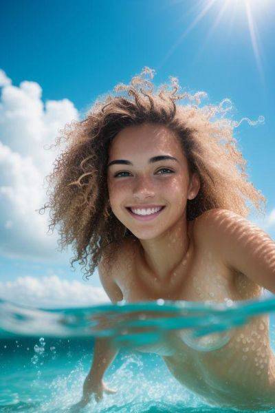 Who's your curly-haired beach holiday fling? - xgroovy.com on pornsimulated.com